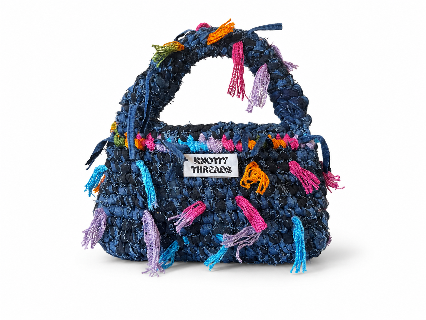 DENIM FUSION KNOTTY BAG